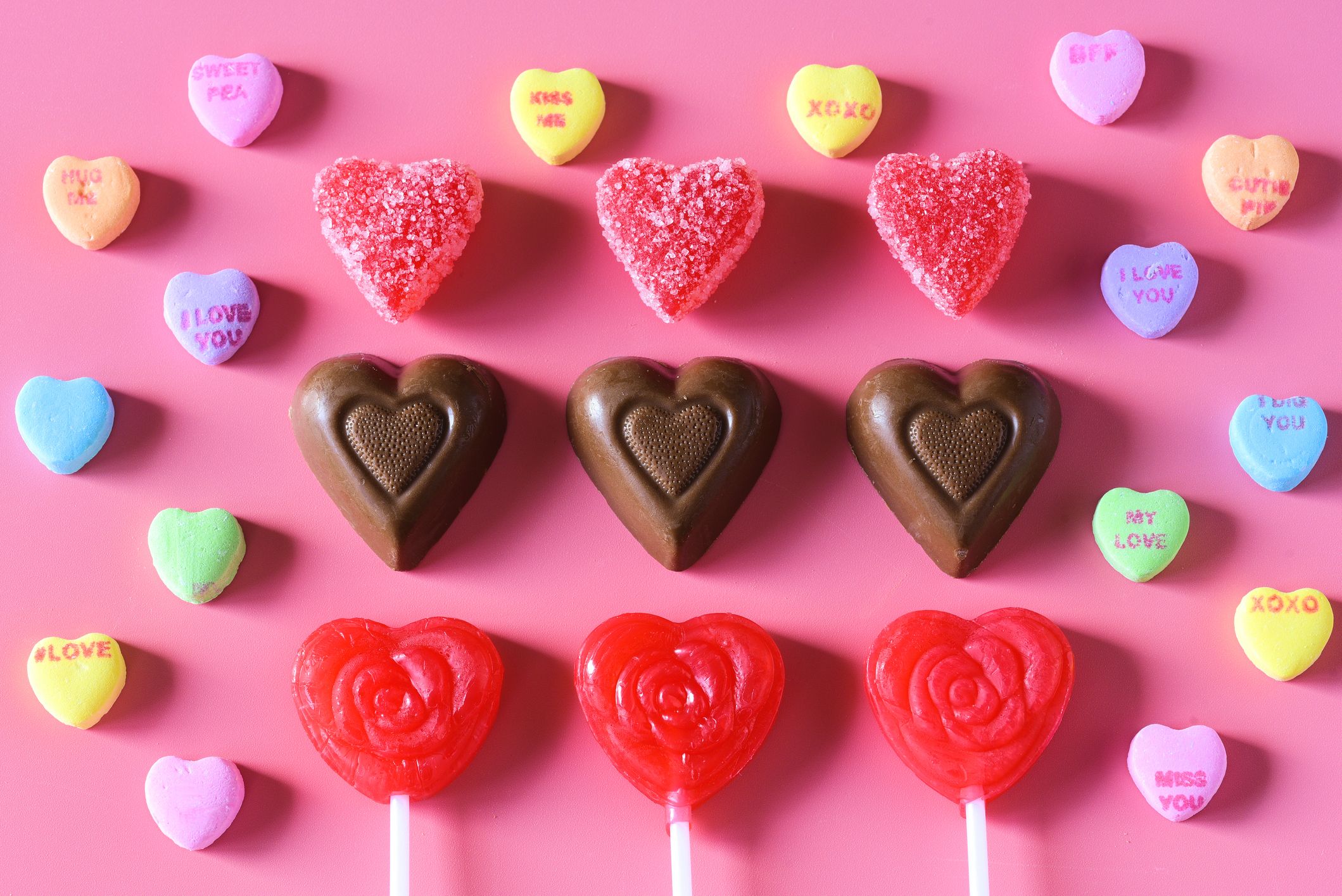 Valentine Day Candy Hearts